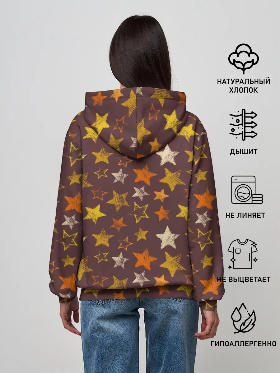 Женское худи / Череп-тыква