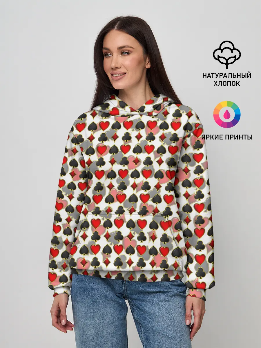 Женское худи / КАРТЫ | КАРТОЧНЫЕ МАСТИ