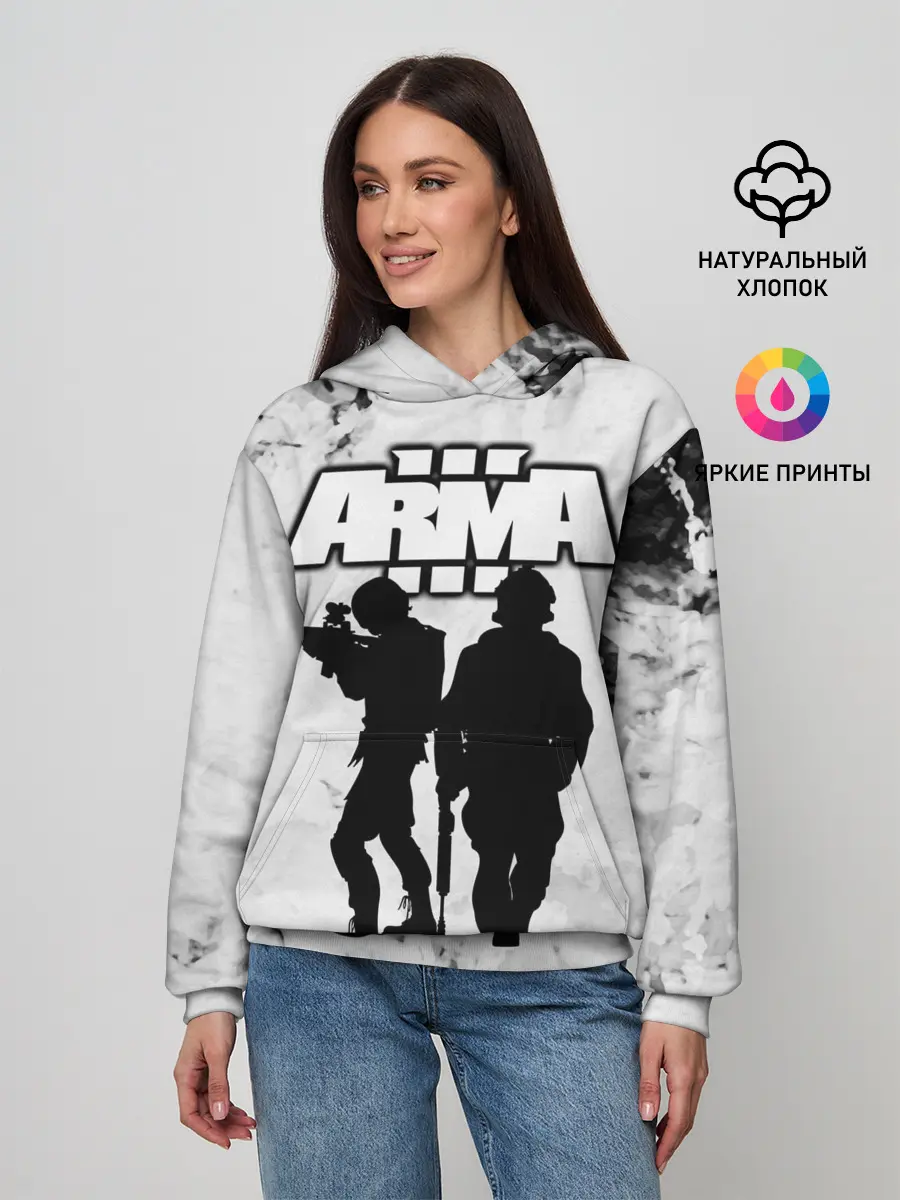 Женское худи / Arma / Арма,Tactical Simulator