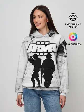 Женское худи / Arma / Арма,Tactical Simulator