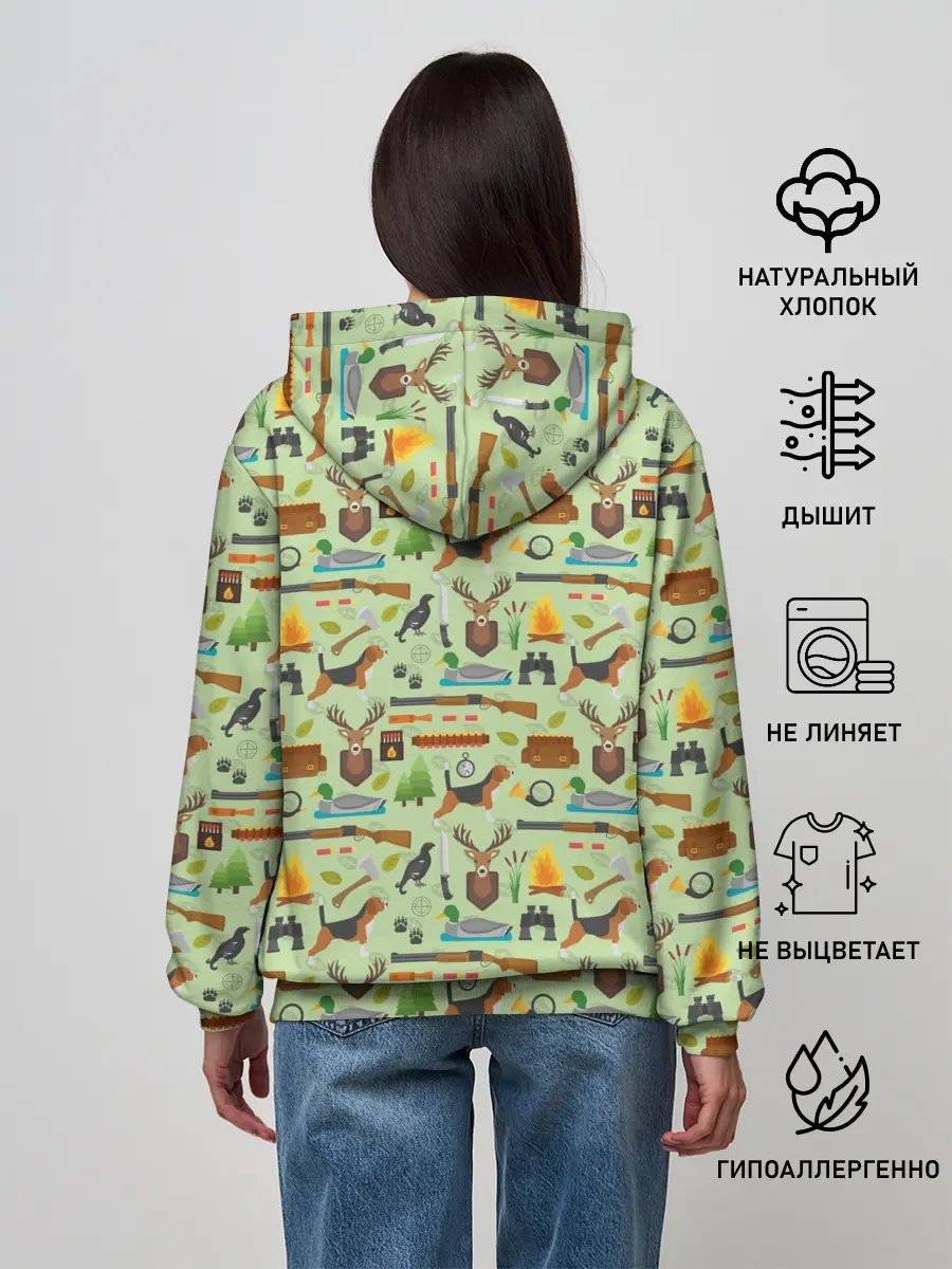 Женское худи / Охота