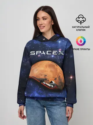 Женское худи / Space X