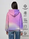 Женское худи / Звёздное небо розовый закат