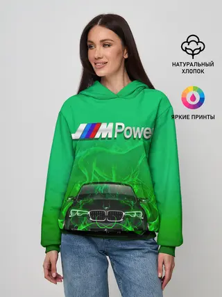 Женское худи / BMW GREEN STYLE