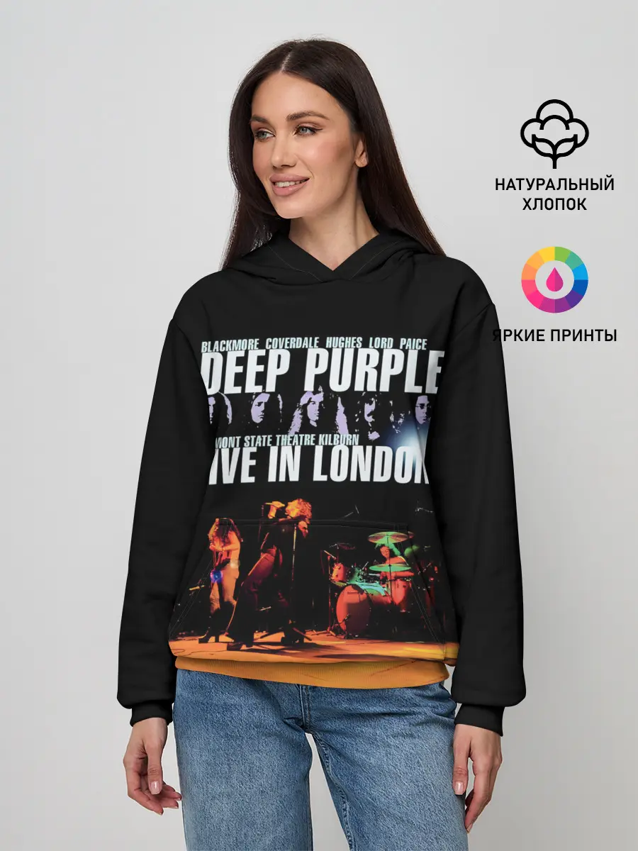 Женское худи / Deep Purple - Live In London