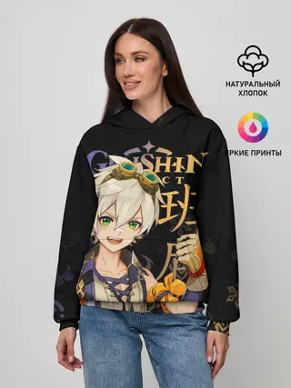 Женское худи / Беннет / Genshin Impact