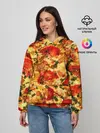 Женское худи / Пицца с грибами