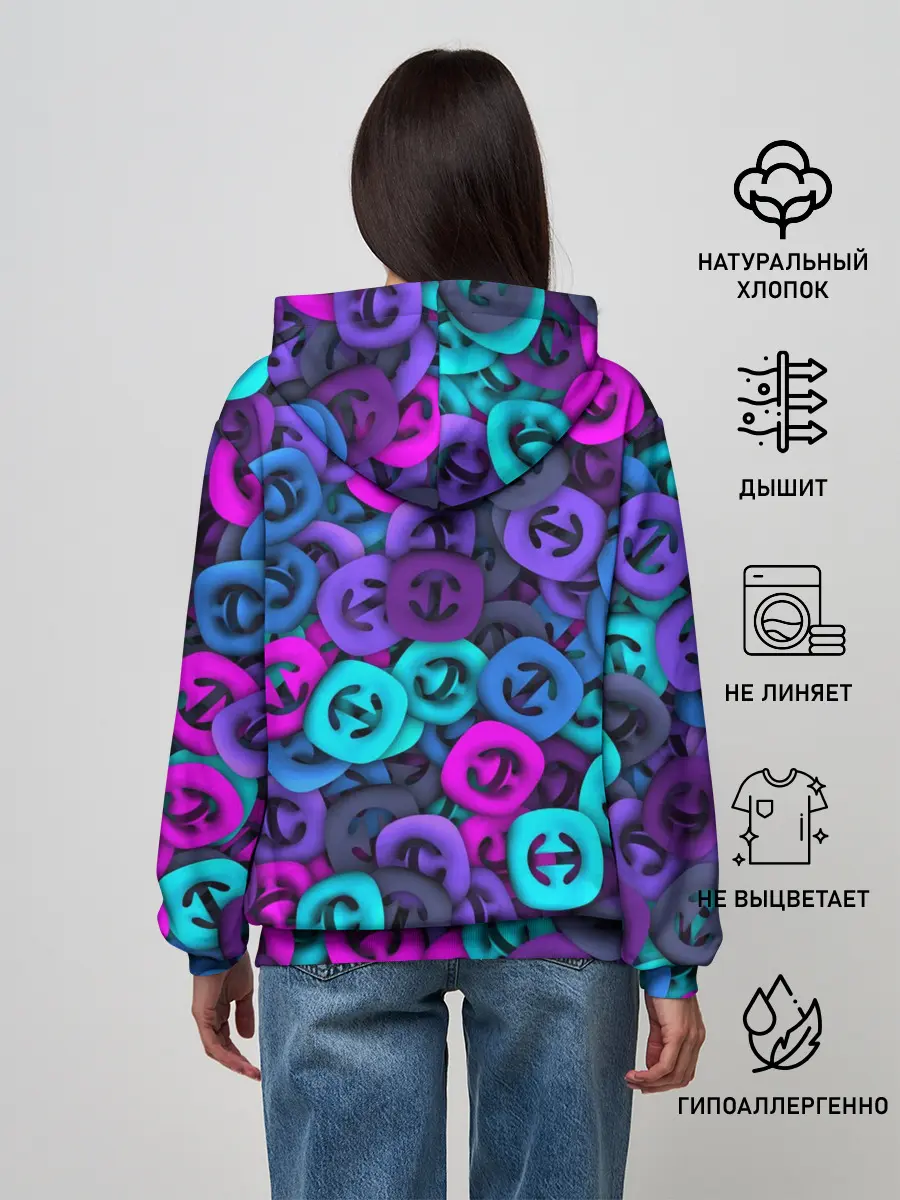 Женское худи / Неоновые снаперсы