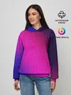 Женское худи / Фиолетово-малиновый градиент