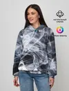 Женское худи / Графика дыма