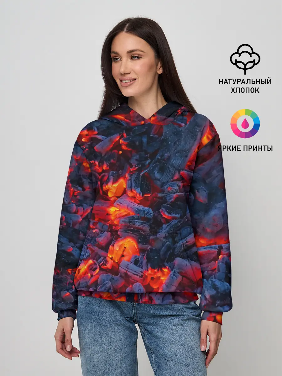 Женское худи / Магия углей