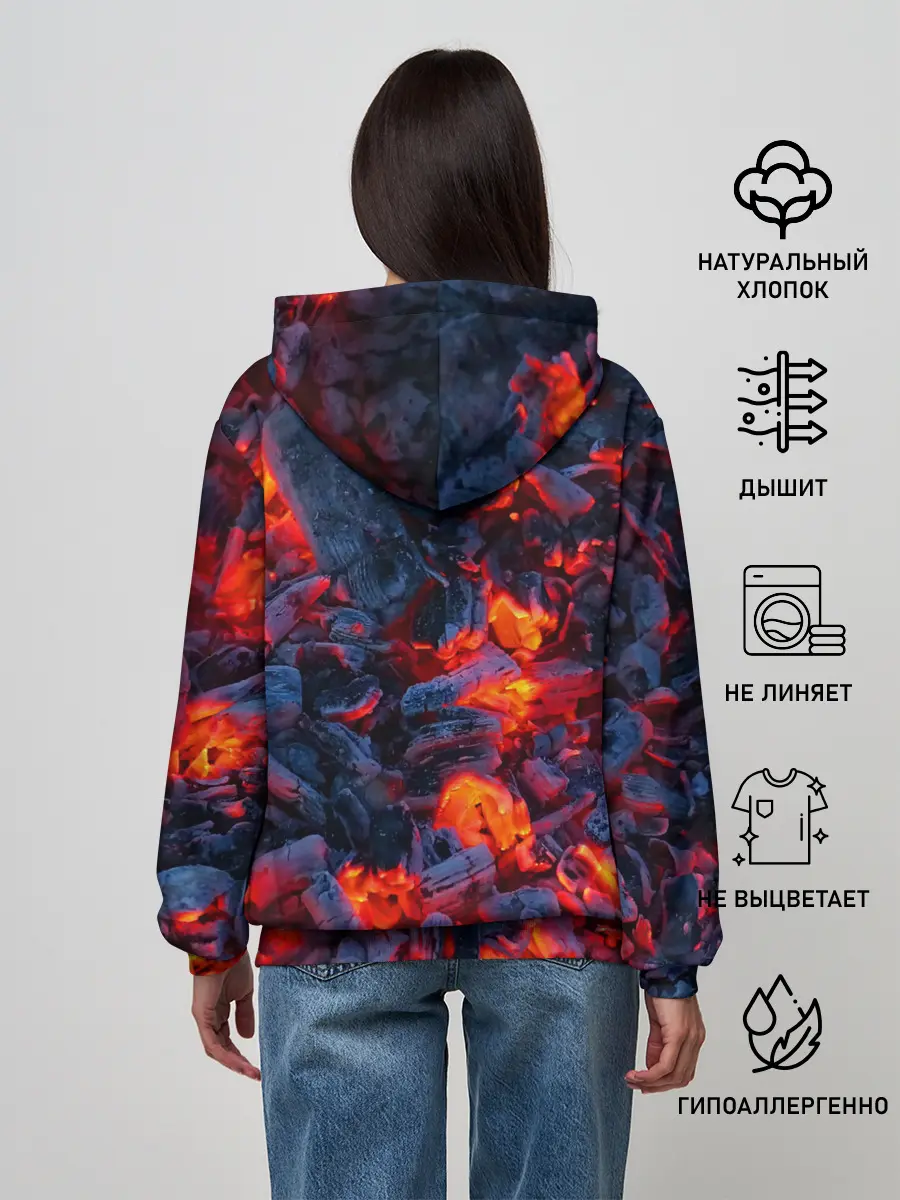 Женское худи / Магия углей