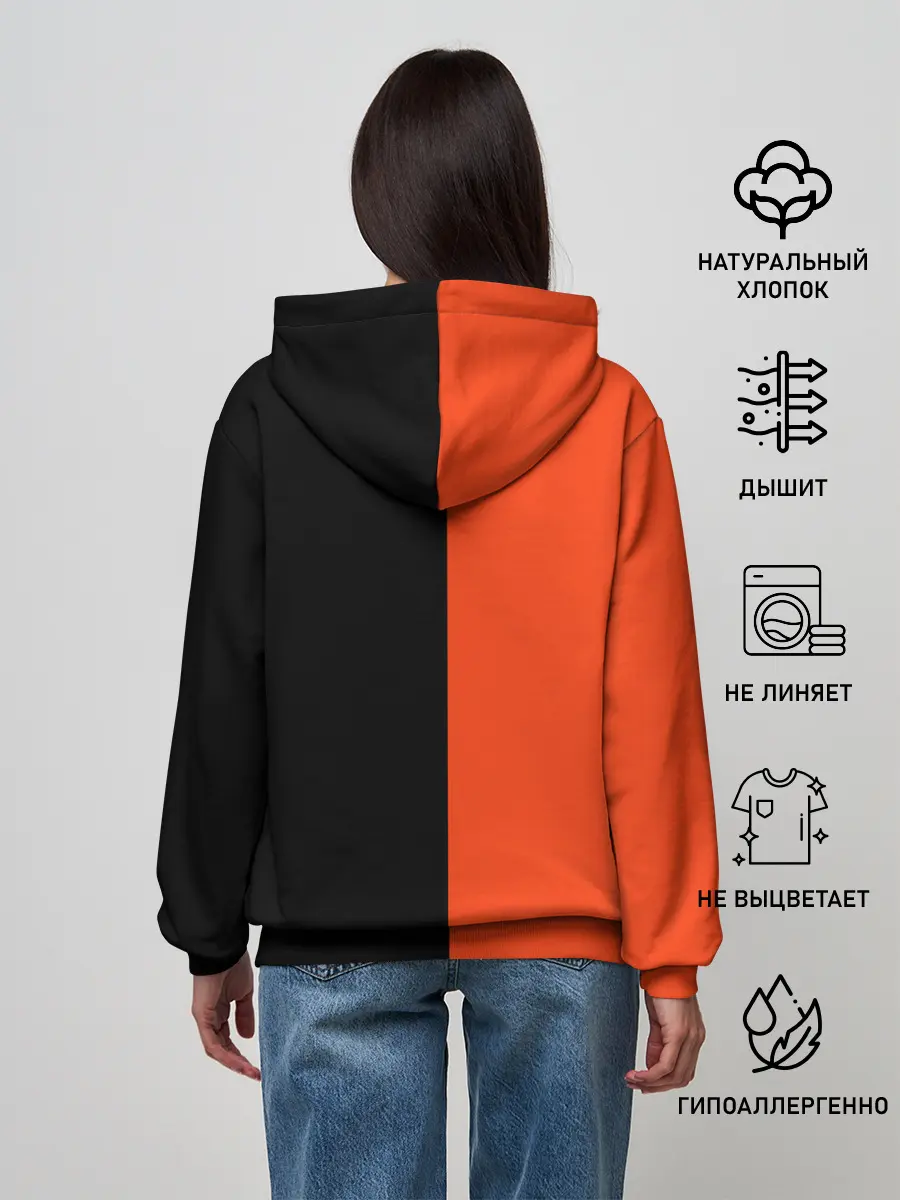 Женское худи / Ладошки скелета