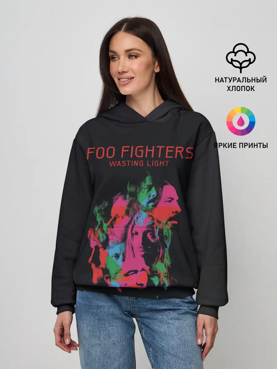 Женское худи / Wasting Light - Foo Fighters
