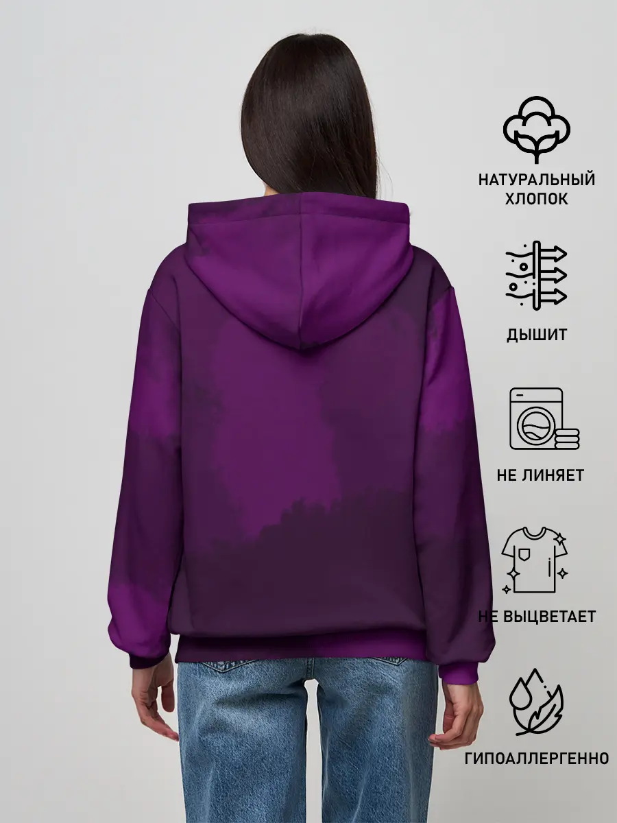 Женское худи / Рисованные линии