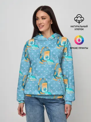 Женское худи / Школьник - футболист