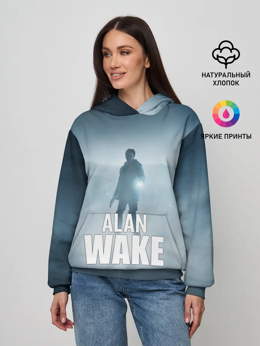 Женское худи / Alan Wake Video Game Art