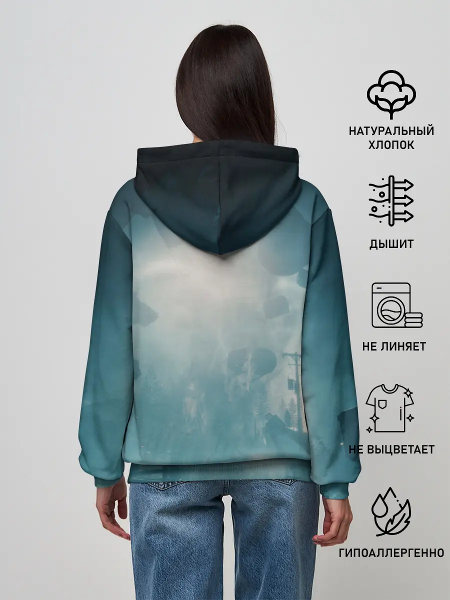 Женское худи / Алан Уэйк арт