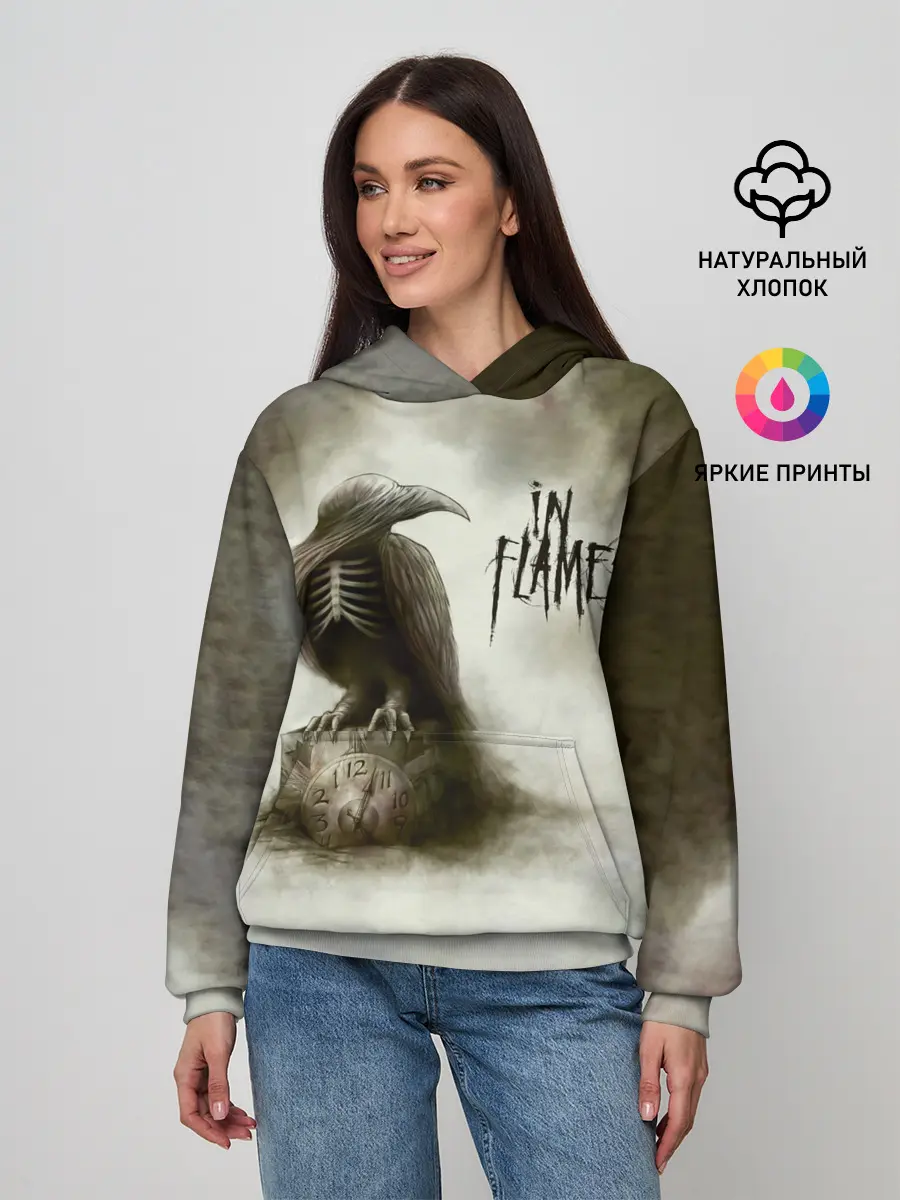 Женское худи / Sounds of a Playground Fading - In Flames