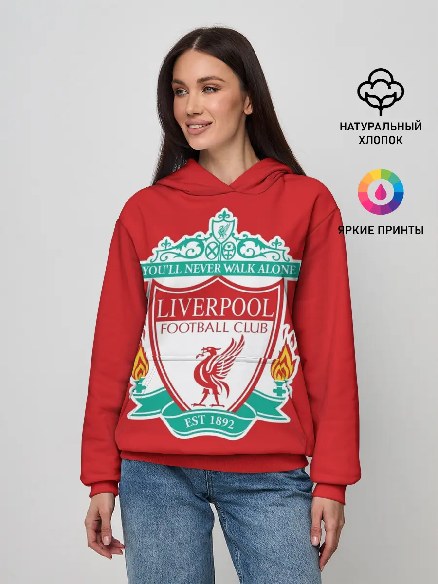 Женское худи / F.C. LIVERPOOL