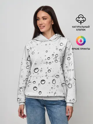 Женское худи / Утренний дождь