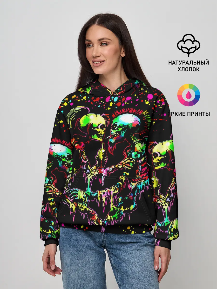 Женское худи / Адская любовь