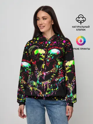 Женское худи / Адская любовь