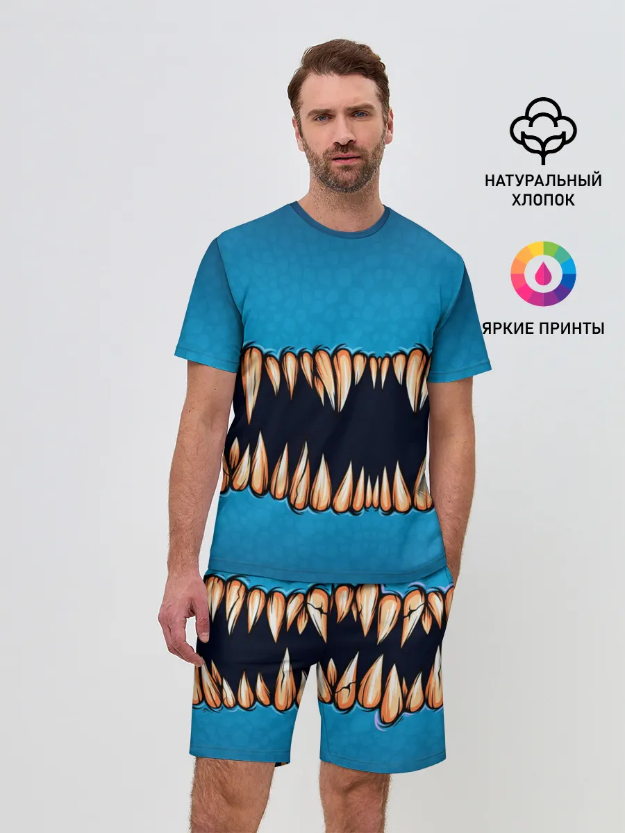 Мужской костюм с шортами / Зубастая коллекция