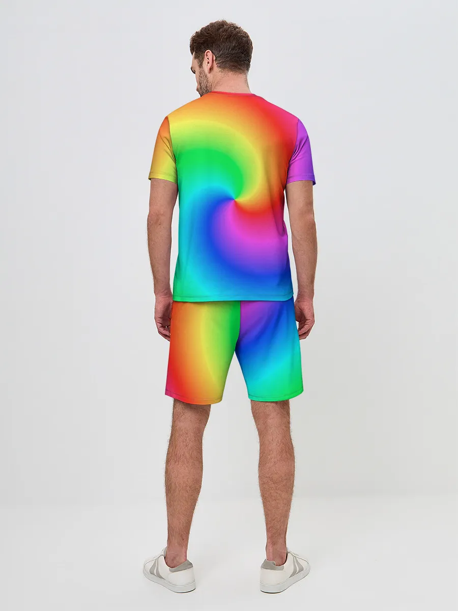 Мужской костюм с шортами / Pepe rainbow