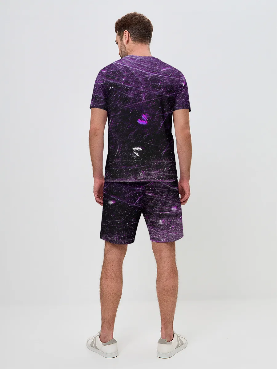 Мужской костюм с шортами / Cyberpunk Samurai Anime