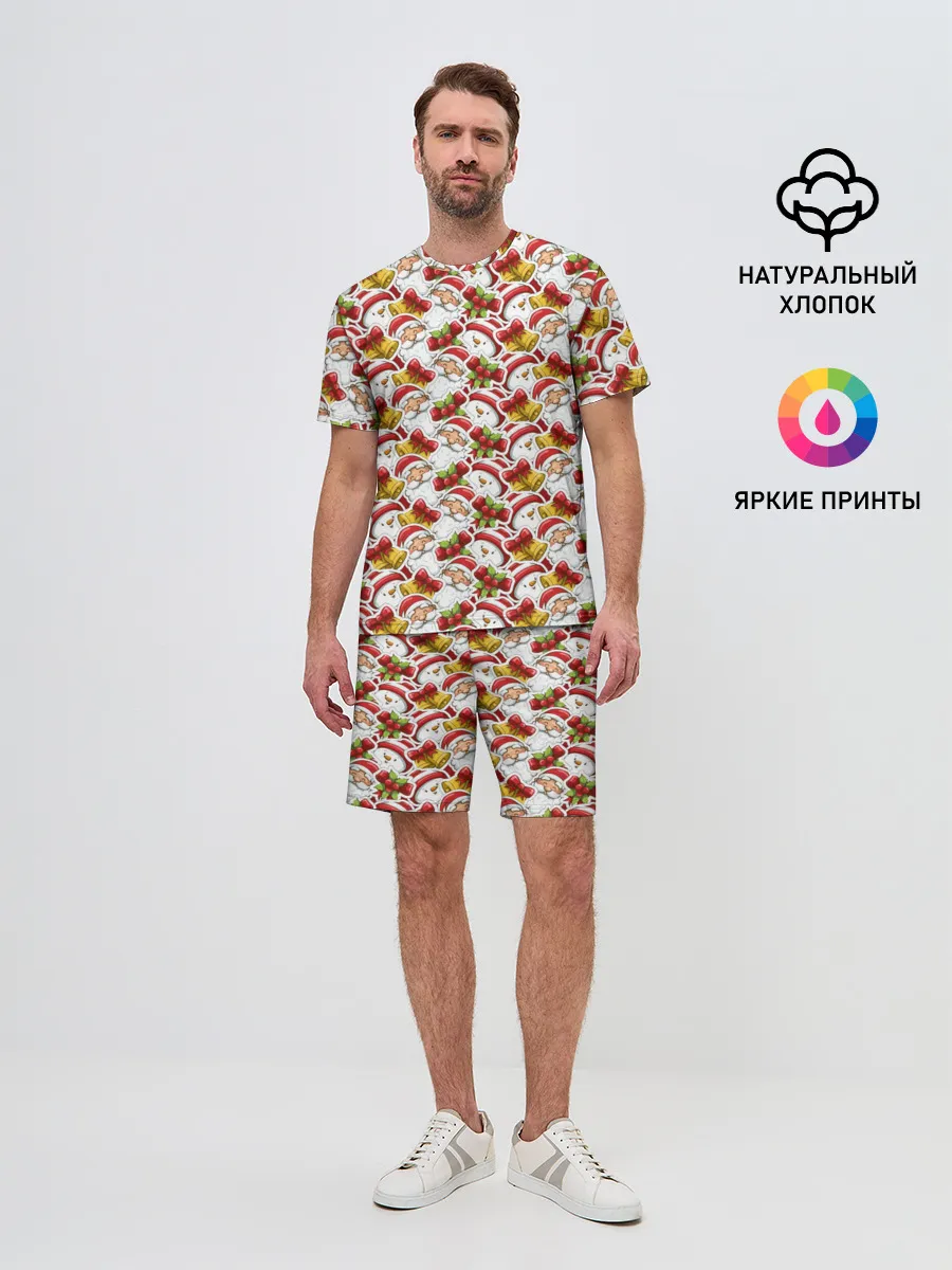 Мужской костюм с шортами / Дед Мороз и Снеговик
