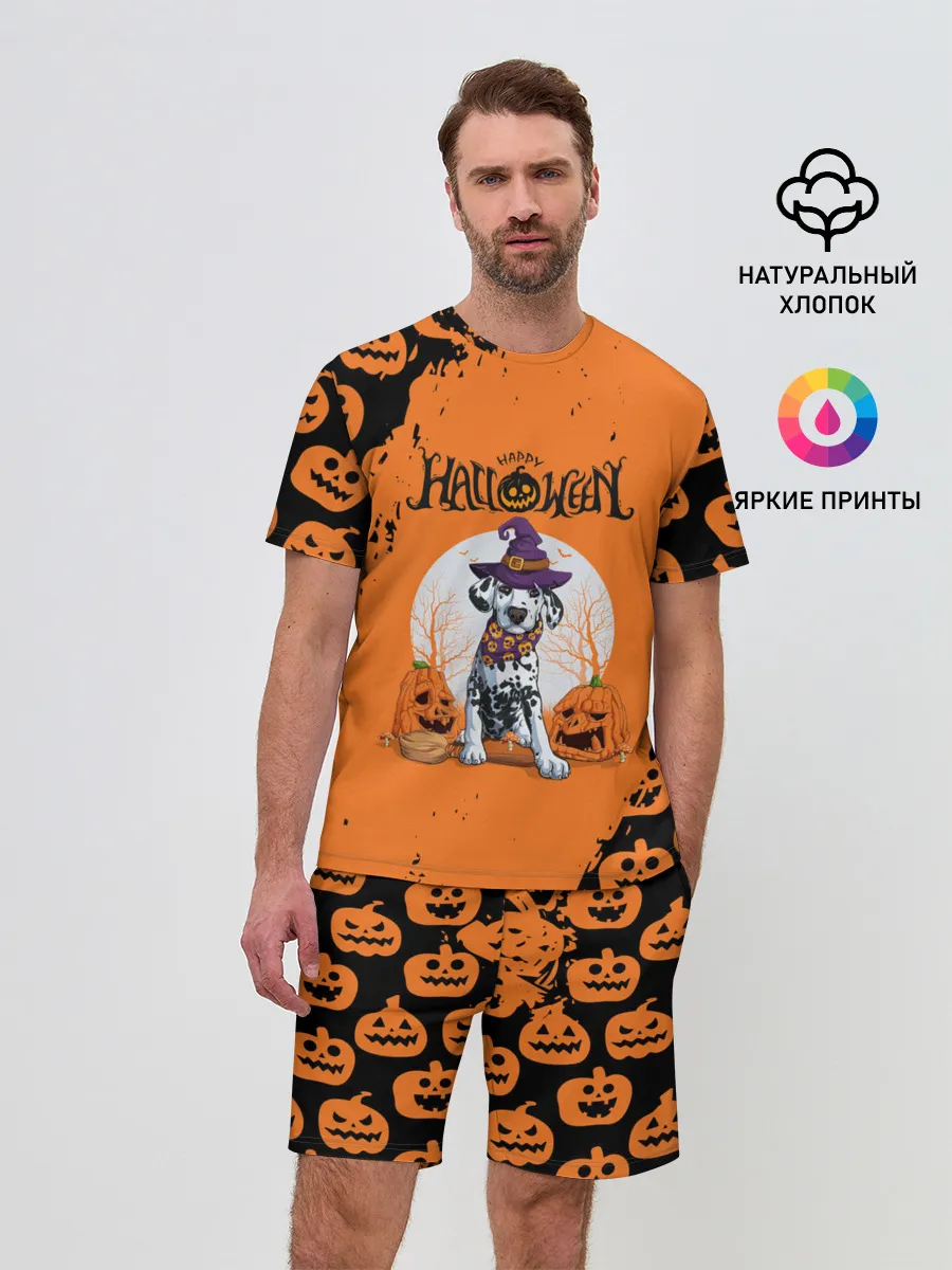 Мужской костюм с шортами / Далматинец в шляпе | Хэллоуин