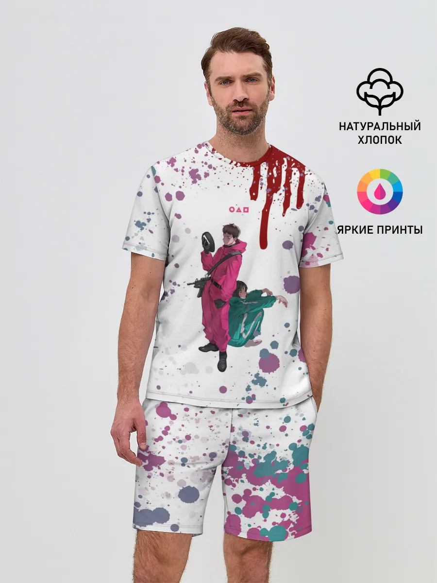 Мужской костюм с шортами / SQUID GAME | ИГРА В КАЛЬМАРА