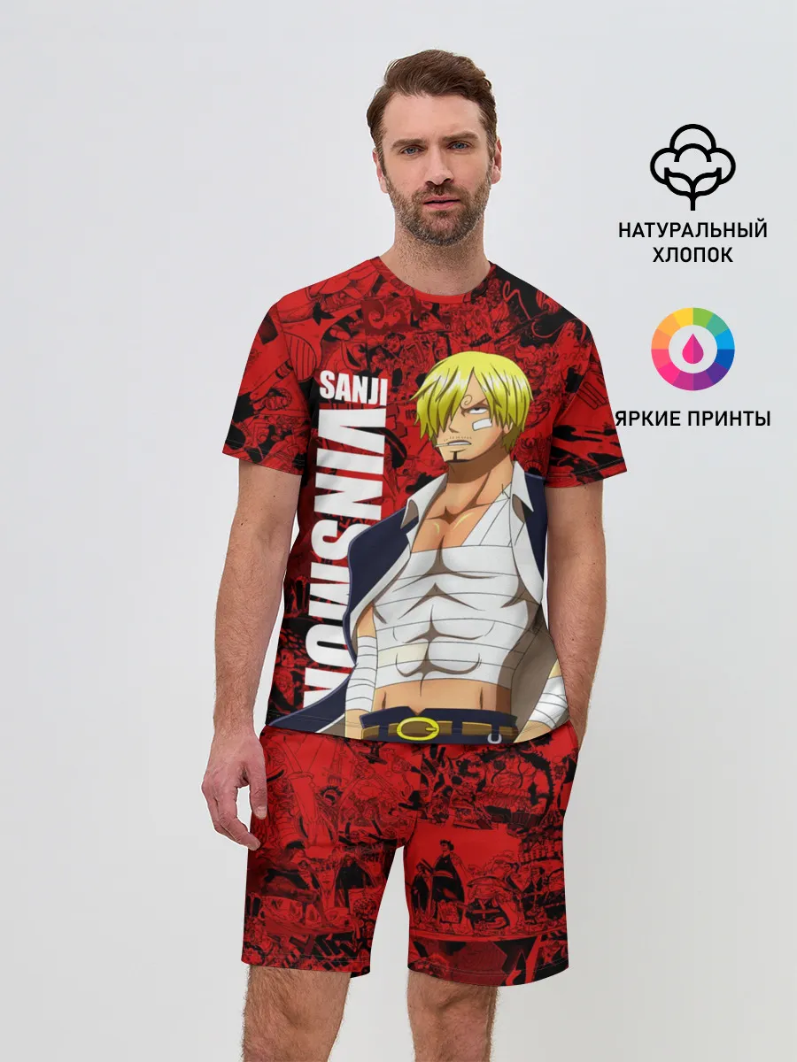 Мужской костюм с шортами / Санджи Винсмок, One Piece