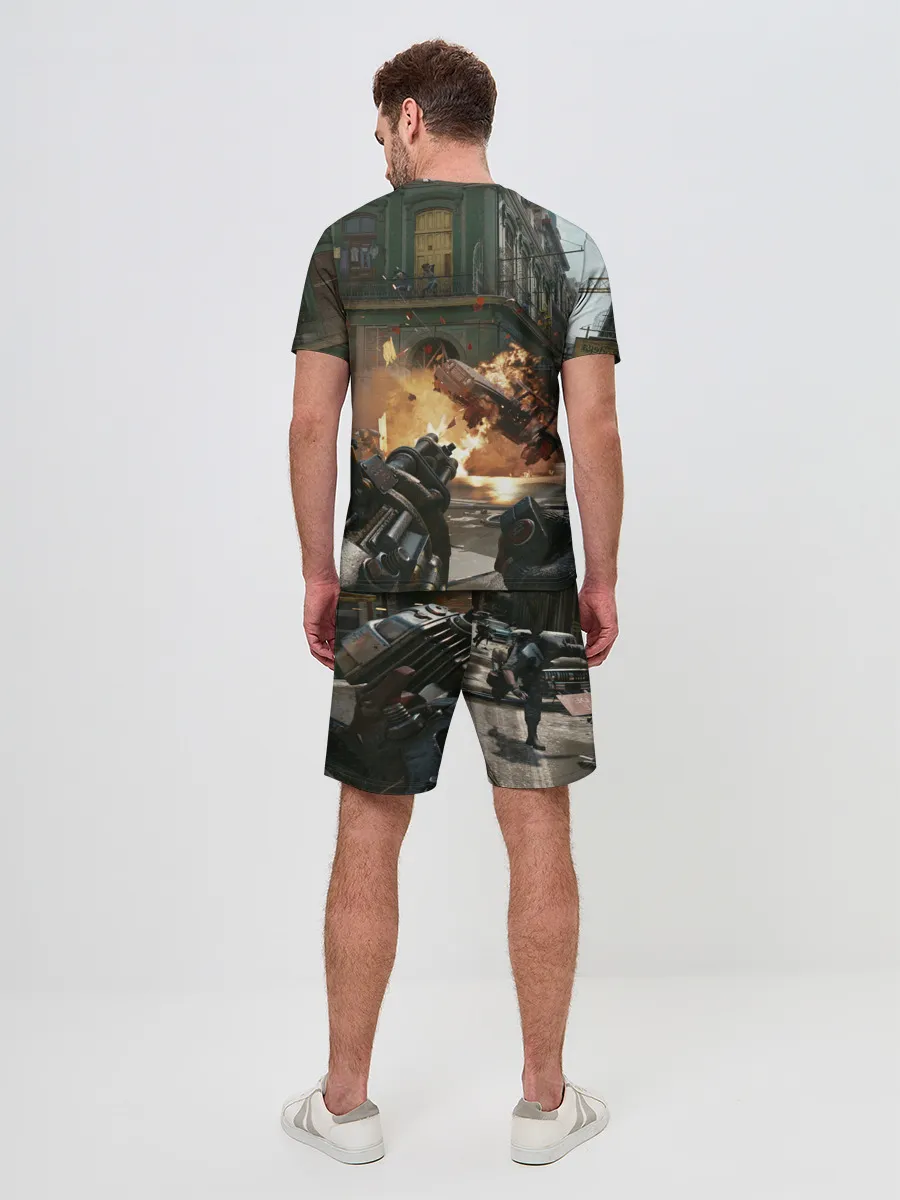 Мужской костюм с шортами / Far Cry 6 gameplay art