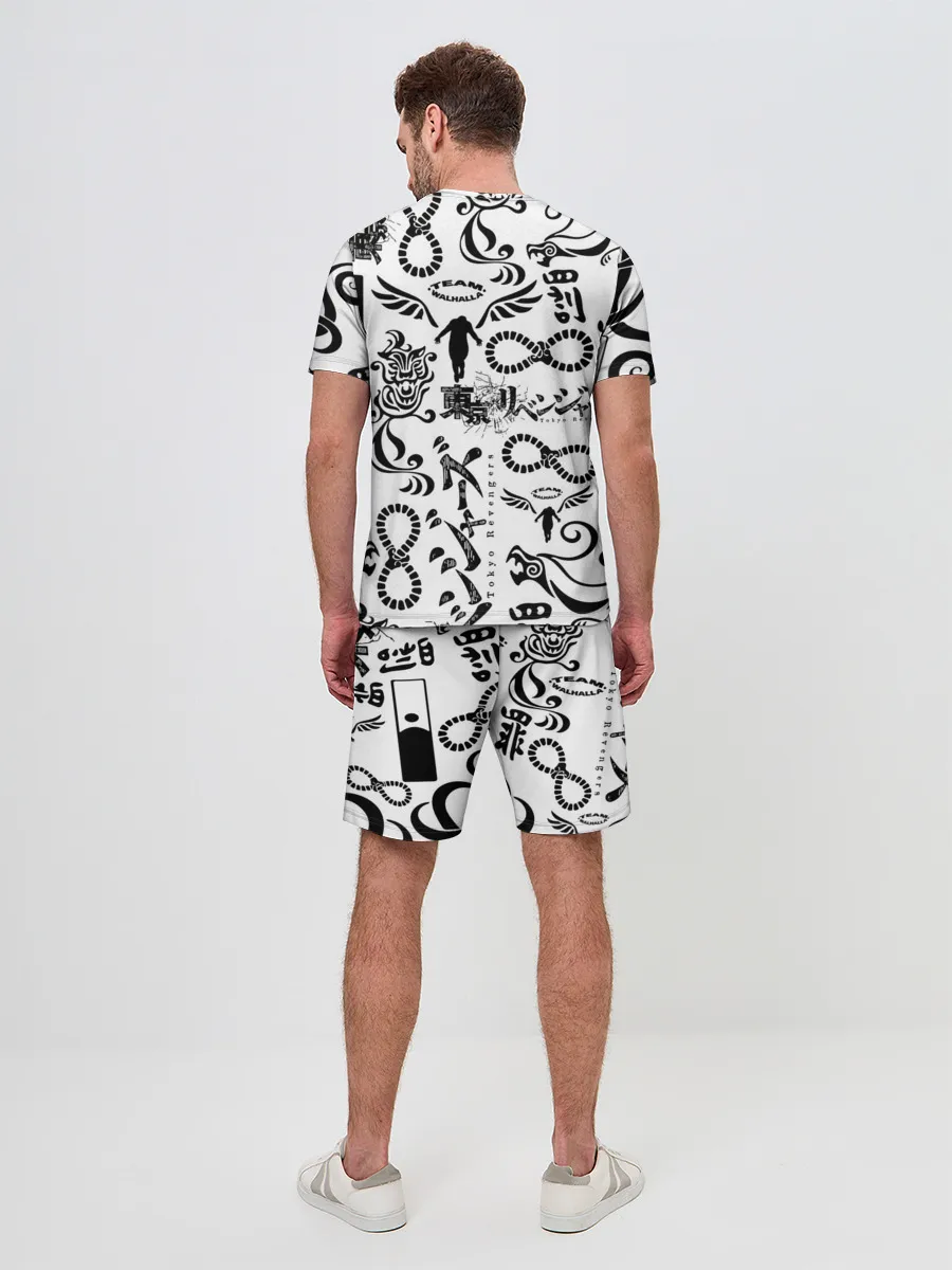 Мужской костюм с шортами / ТОКИЙСКИЕ МСТИТЕЛИ ЛОГОБОМБИНГ