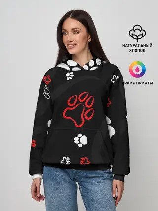 Женское худи / Большая лапа
