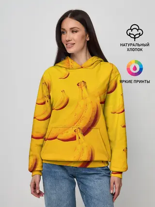 Женское худи / бананы