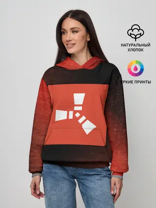 Женское худи / РАСТ - Глитч