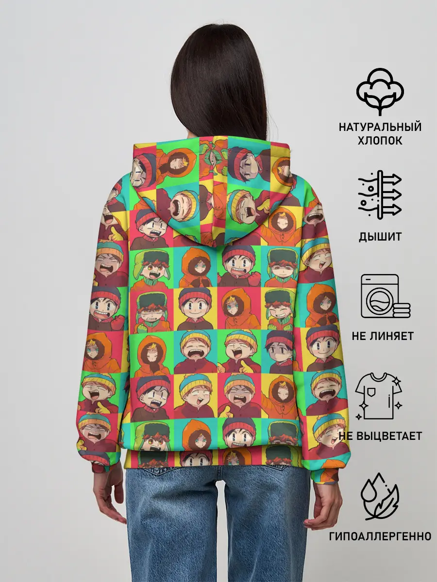 Женское худи / Аниме Южный парк