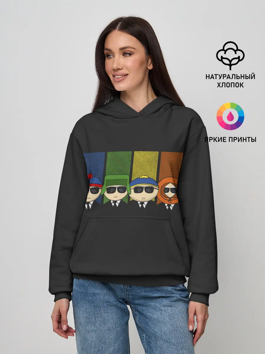 Женское худи / South park FBI