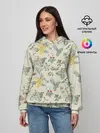 Женское худи / Зайчики с Цветочками