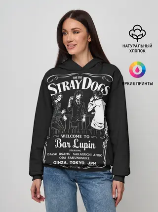 Женское худи / Бродячие псы Дазай ОСаму