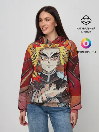 Женское худи / Ренгоку Клинок демонов