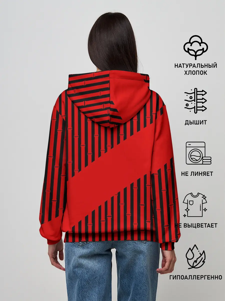 Женское худи / Red wood