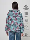 Женское худи / Розово-голубой тропический