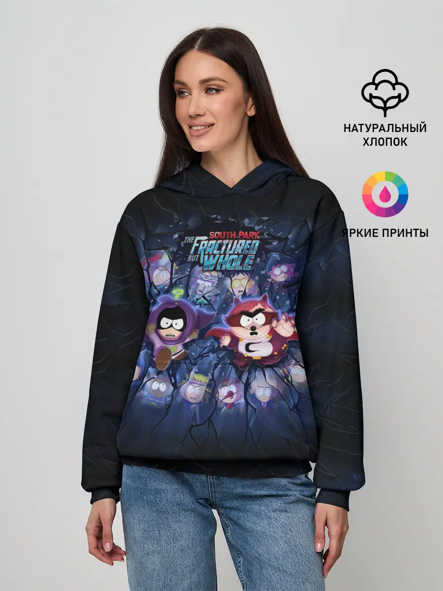 Женское худи / Супергеройская команда