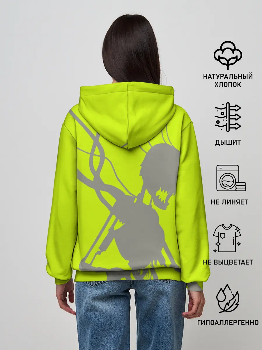 Женское худи / Силуэт злого духа