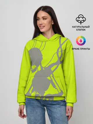 Женское худи / Силуэт злого духа