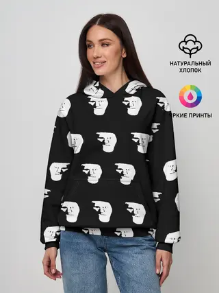 Женское худи / Dark trollface